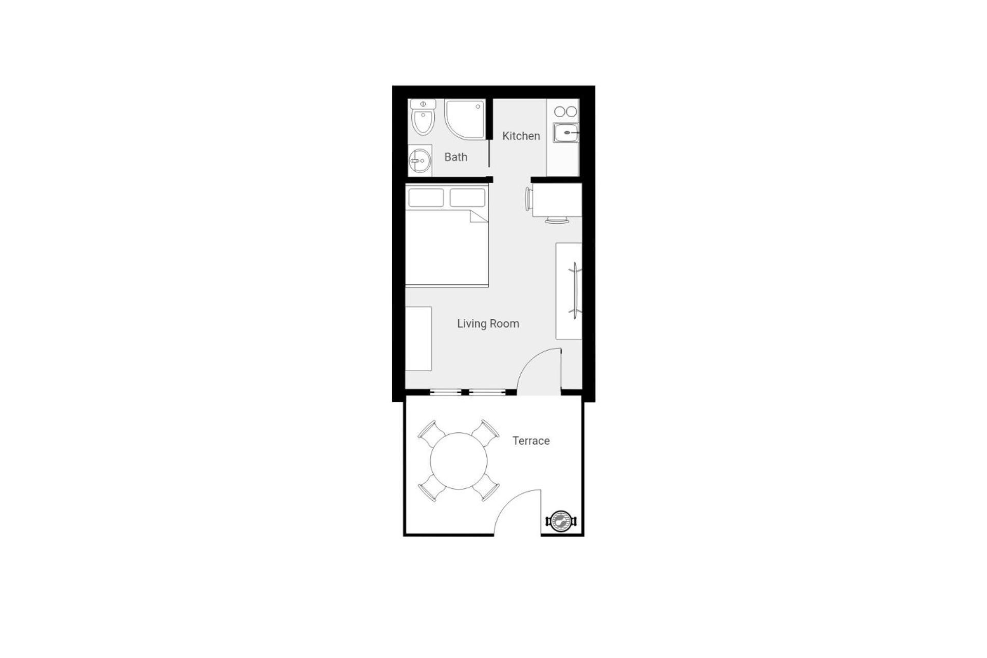 מדולין App Akumal-25M Zum Meer, Privatparkplatz, 50 Zoll Smart Tv, Sat מראה חיצוני תמונה